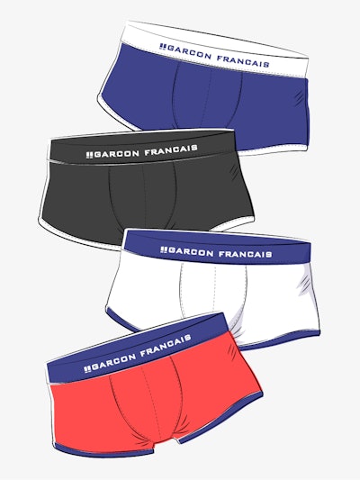 Pack de quatre boxers au choix