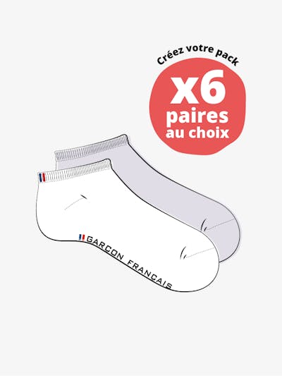 Create your own pack with 6 Ankle Socks