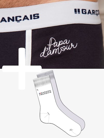 Pack boxer long & chaussettes Fête des Pères