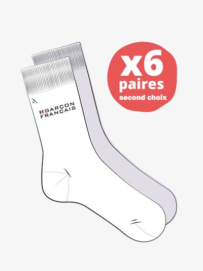 Pack 6 chaussettes surprise - second choix