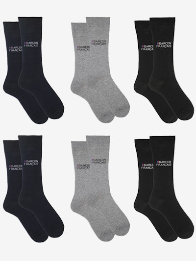 Pack seis calcetines n°1