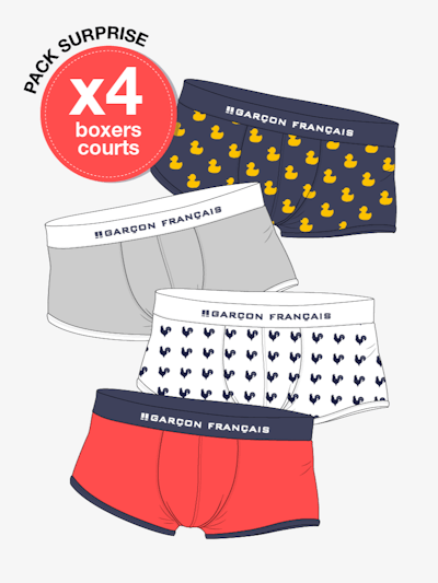 Set of 4 surprise trunks