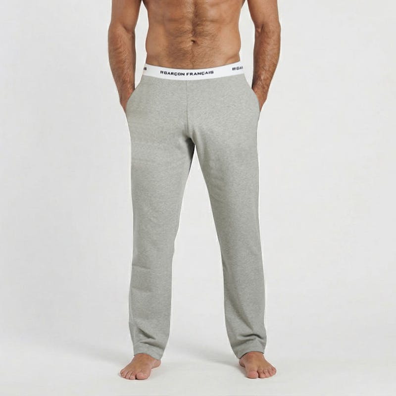 Pantalon pyjama gris chiné