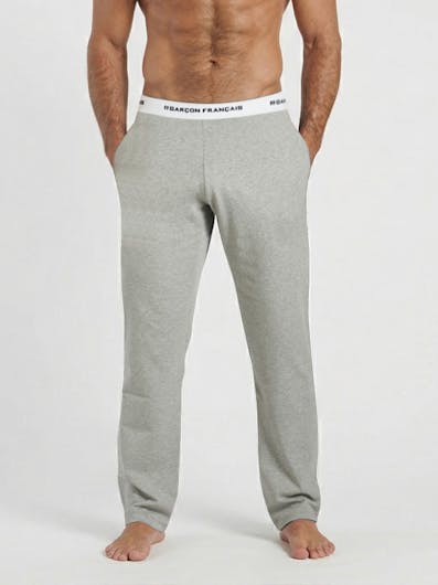 Pantalon pyjama gris chiné
