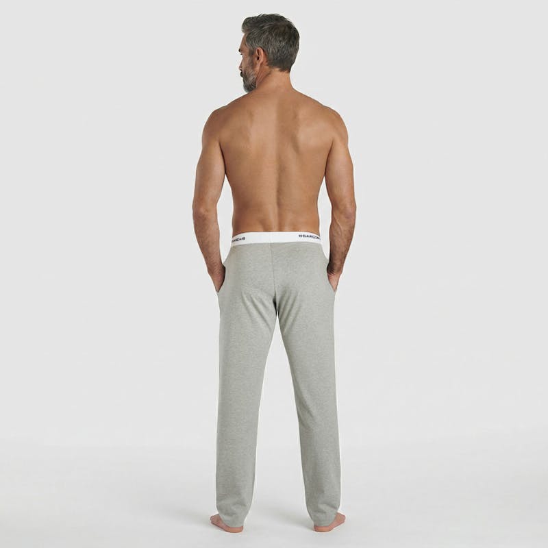 Pantalon pyjama gris chiné