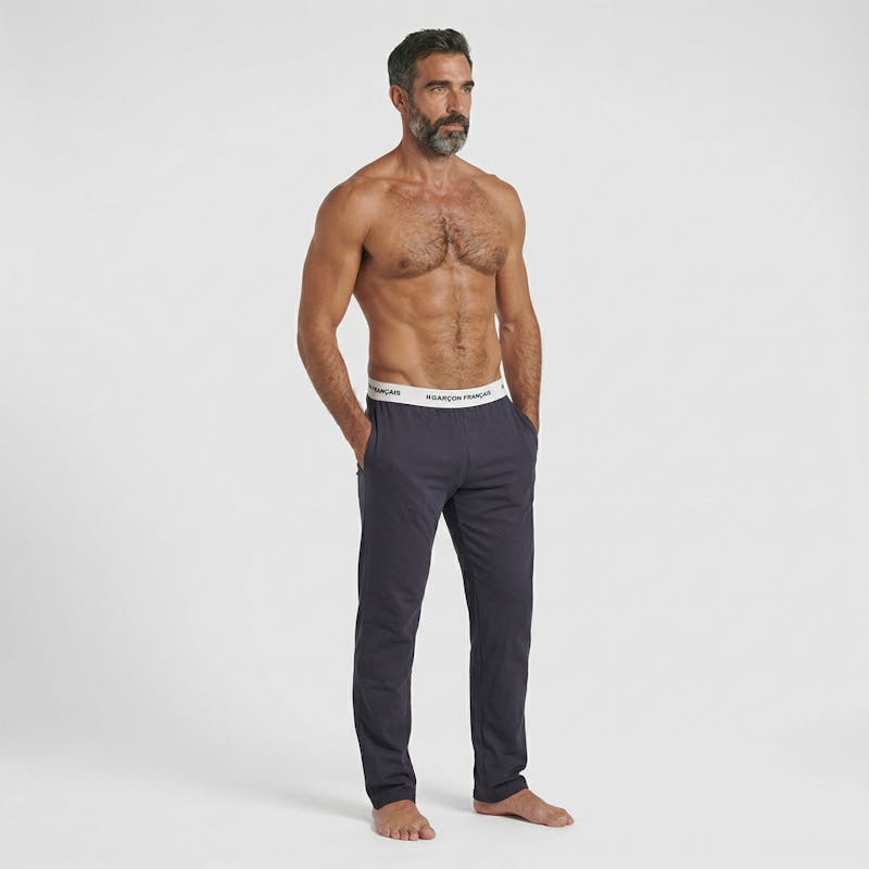 Pantalon pyjama bleu marine