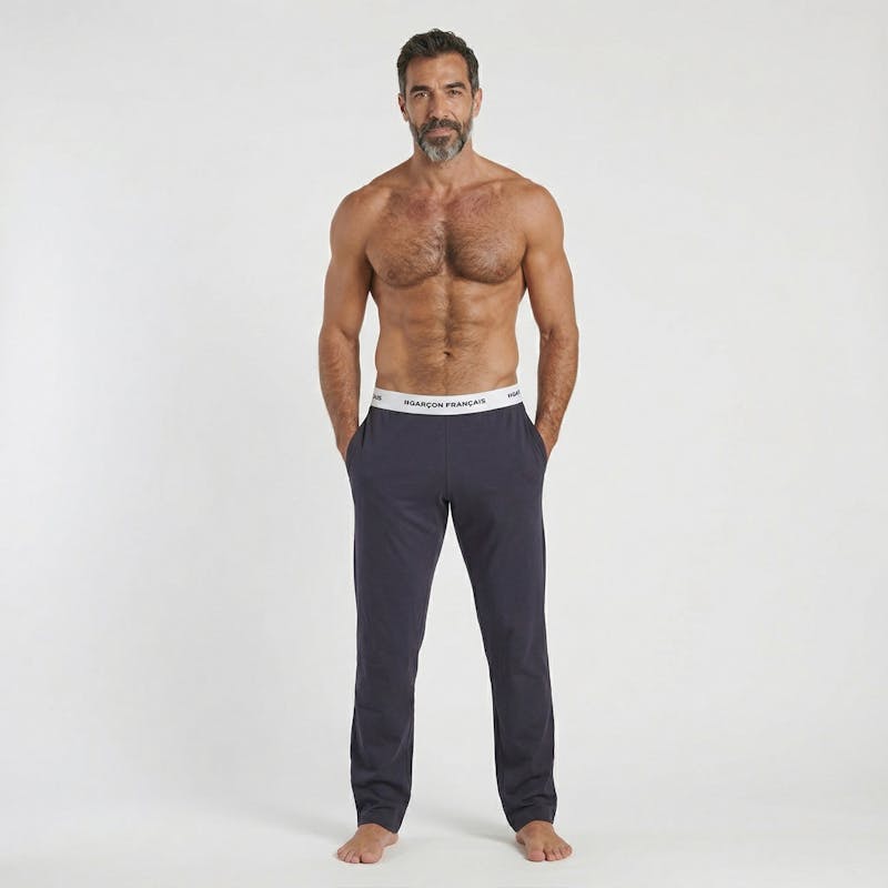 Pantalon pyjama bleu marine