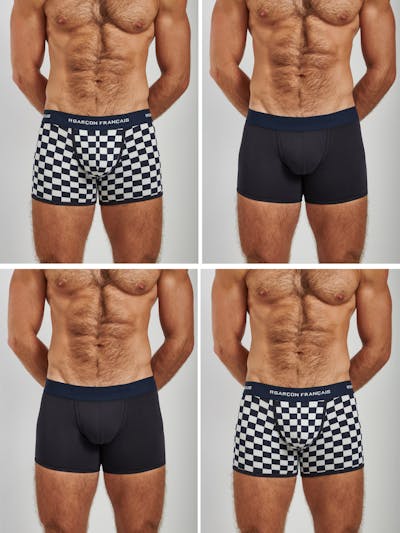 Pack 4 boxers classiques soldés au choix