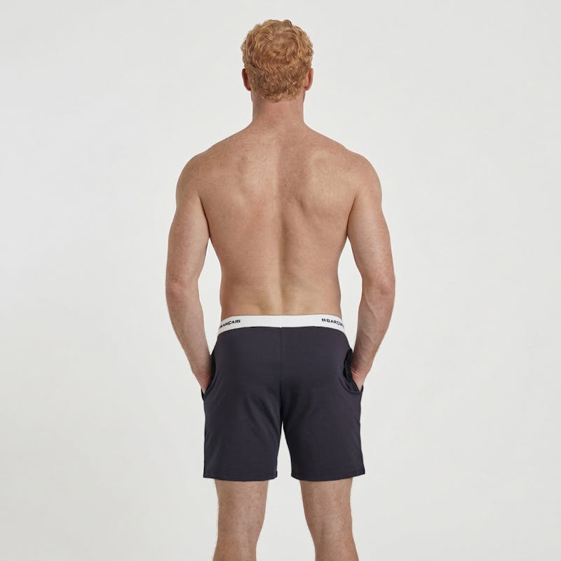 Short pyjama bleu marine