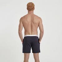 Short de pijama azul marino