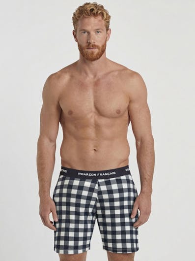 Short pyjama Bûcheron blanc