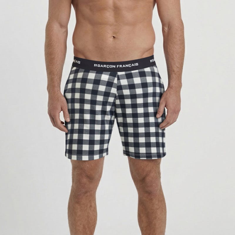 Short de pijama Leñador blanco