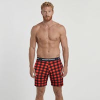 Red Lumberjack short pyjama bottom