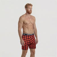Red Lumberjack short pyjama bottom