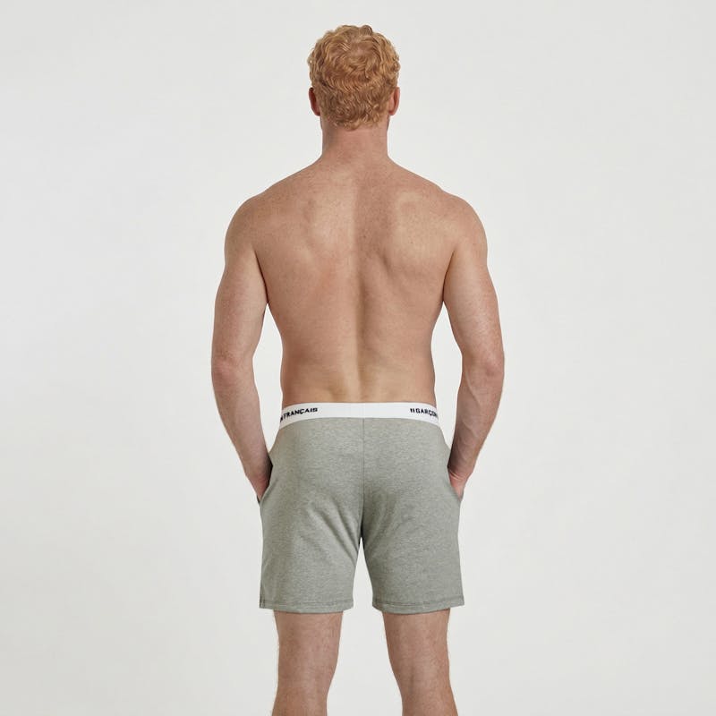 Short pyjama gris chiné