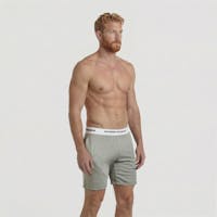 Short pyjama gris chiné