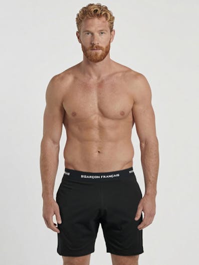 Black short pyjama bottom