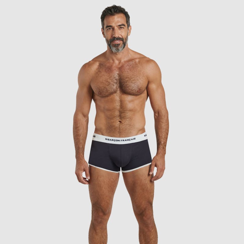 Bóxer corto azul marino