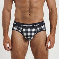Slip leñador blanco