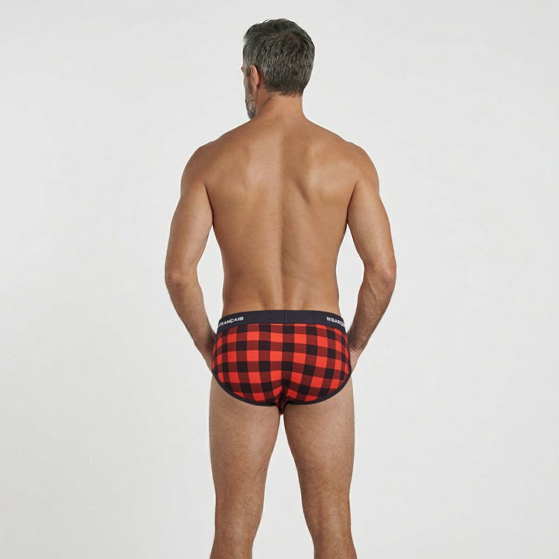 Red Lumberjack brief