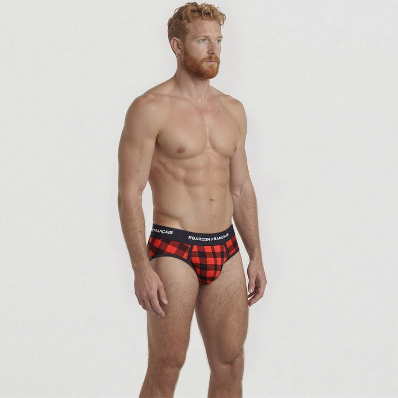 Red Lumberjack brief