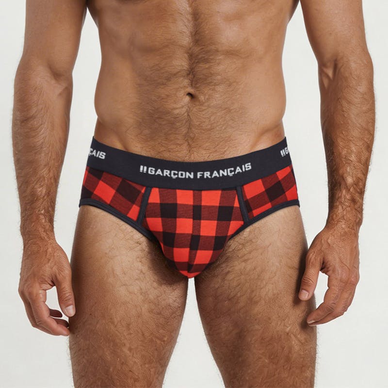 Red Lumberjack brief