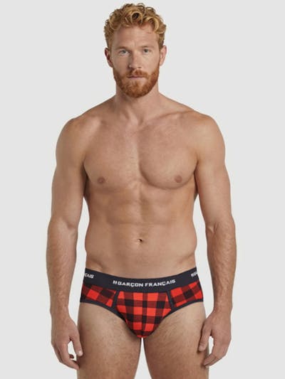Red Lumberjack brief