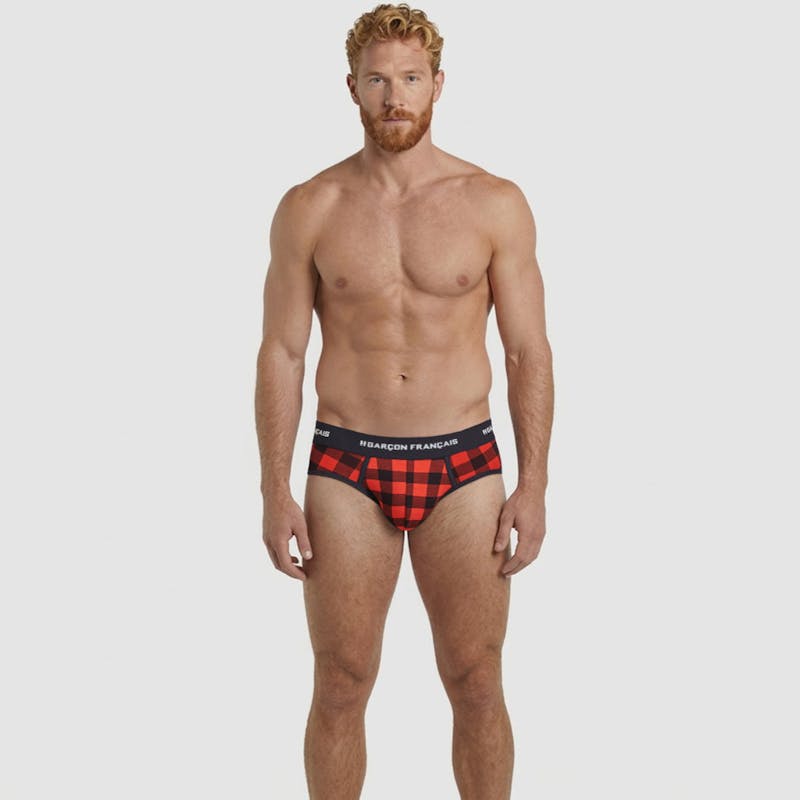 Red Lumberjack brief