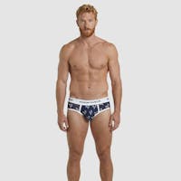 Origami white rooster brief