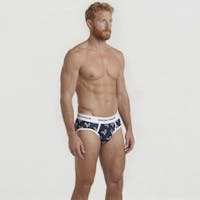 Origami white rooster brief