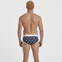 Origami white rooster brief