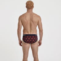 Origami red rooster brief