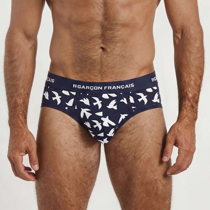 Slip aves blancas