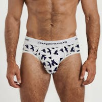 Navy blue birds Brief