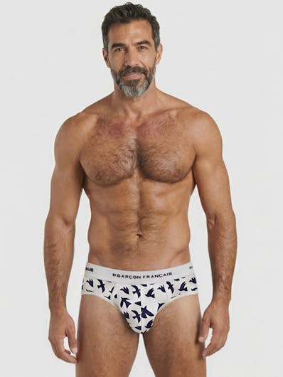 Navy blue birds Brief