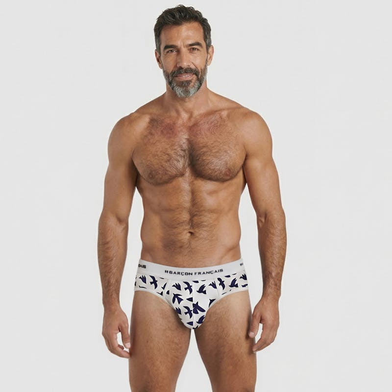 Navy blue birds Brief