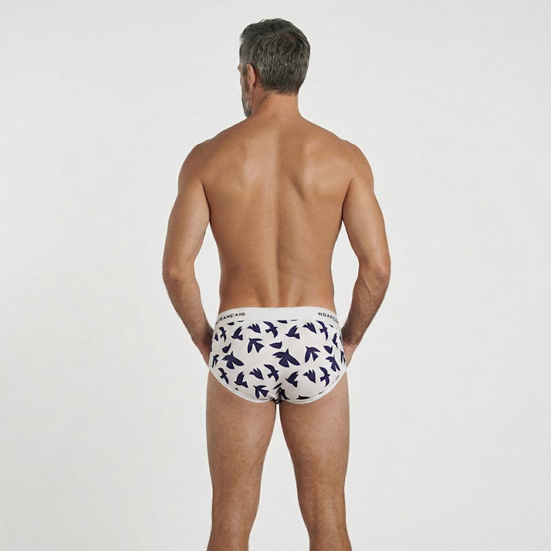 Navy blue birds Brief