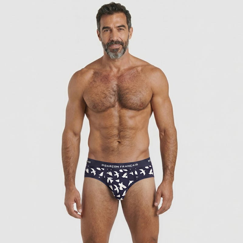 Slip aves blancas