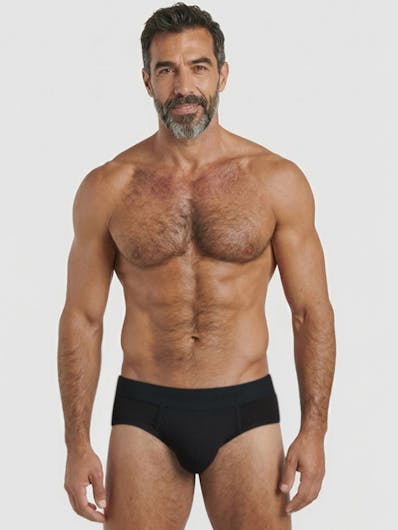 pure black brief