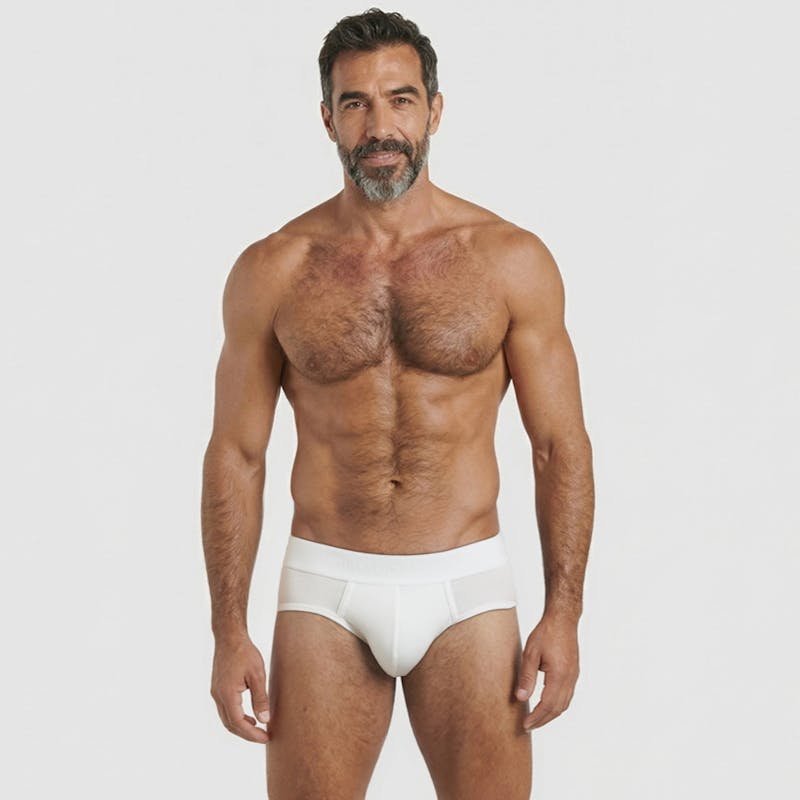 Slip puro blanco