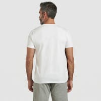 T-shirt blanc col V - Indispensable