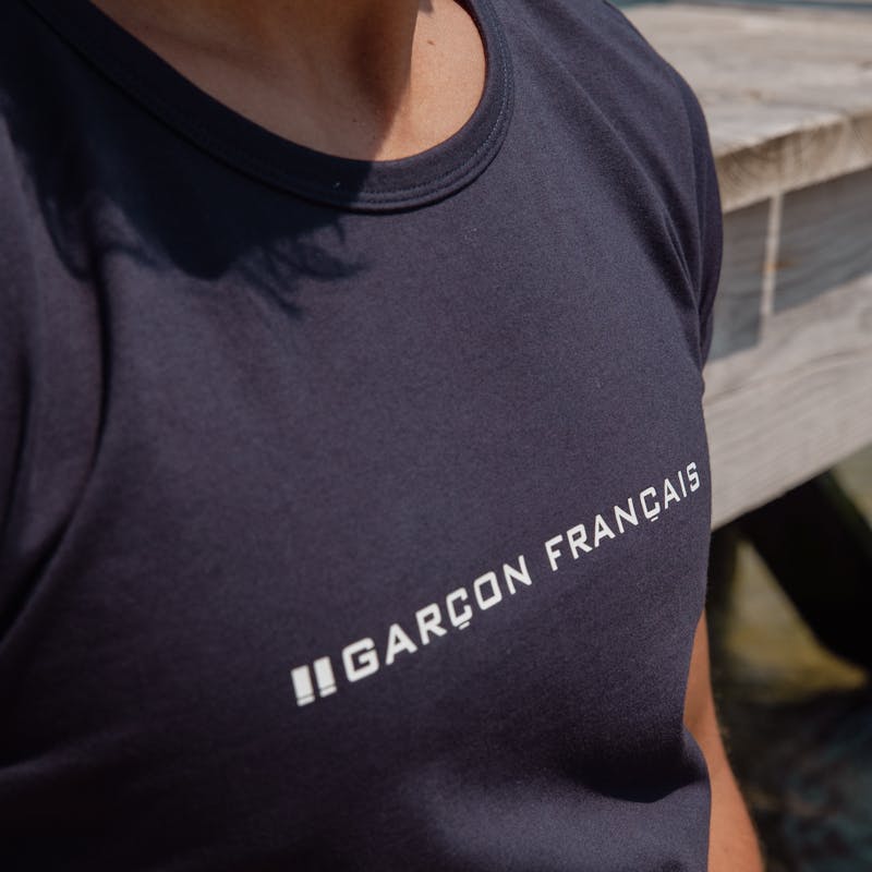 T-shirt bleu marine - Logo