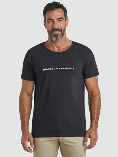 T-shirt bleu marine - Logo