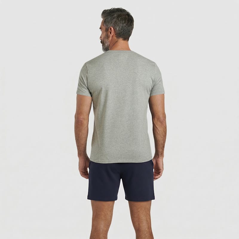 Grey t-shirt V-neck - Essential